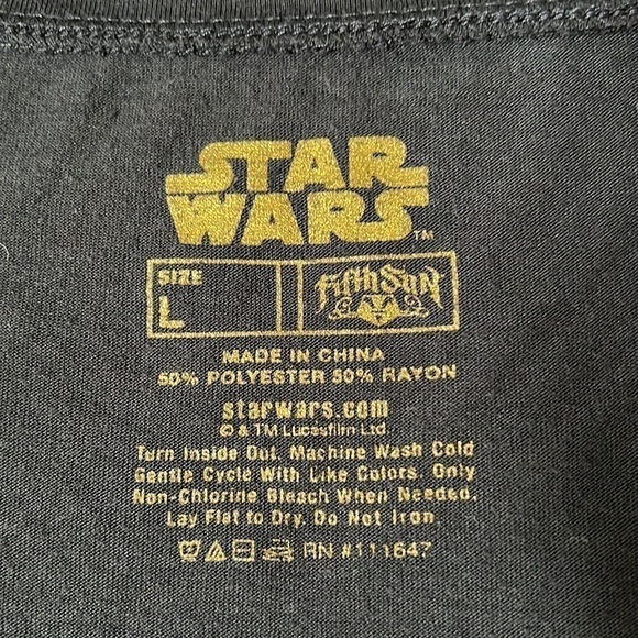 Star Wars “The Force Awakens” vintage tee. Size L - Picture 3 of 3